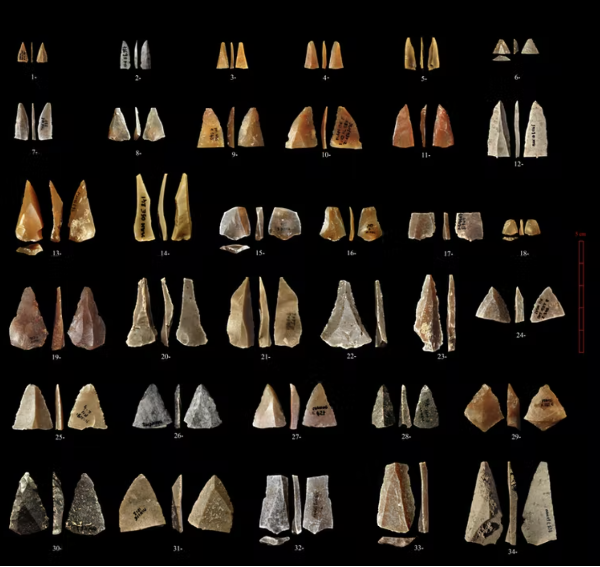 These Neronian points have no equivalent technology among the Neanderthal groups that lived before and after the arrival of the first modern humans in Grotte Mandrin. Laure Metz and Ludovic Slimak, CC BY-ND